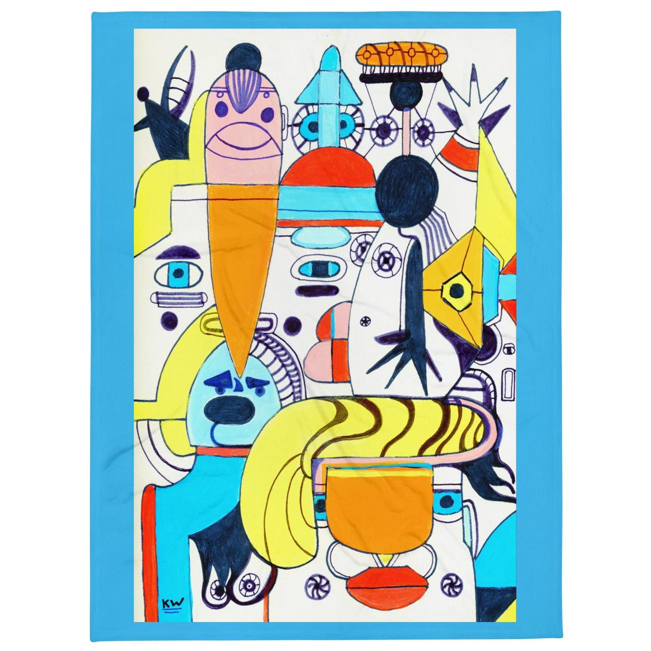 KW Gallery Cozy Collection Blanket 37 - Winter Sunshine Marketplace