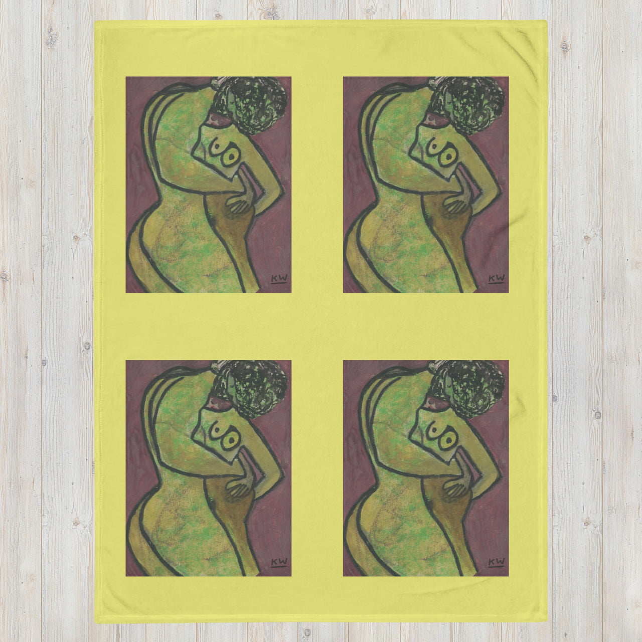 KW Gallery Cozy Collection Blanket 38 - Winter Sunshine Marketplace