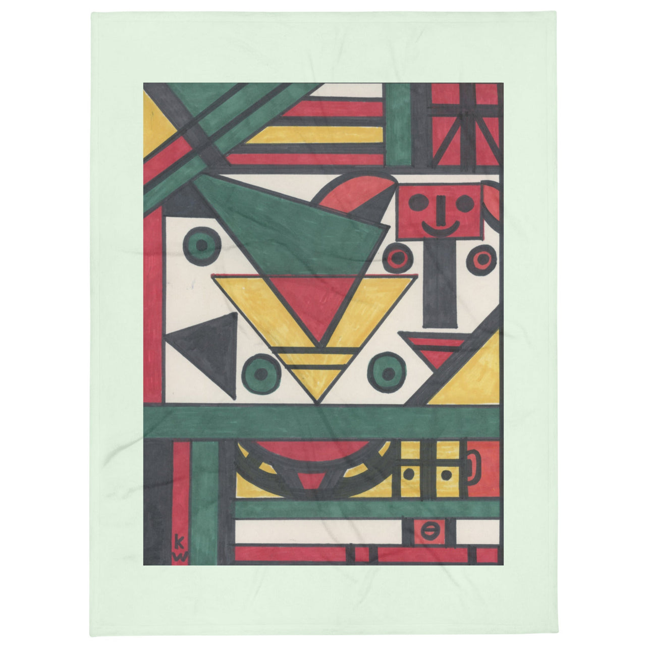 KW Gallery Cozy Collection Blanket 39 - Winter Sunshine Marketplace