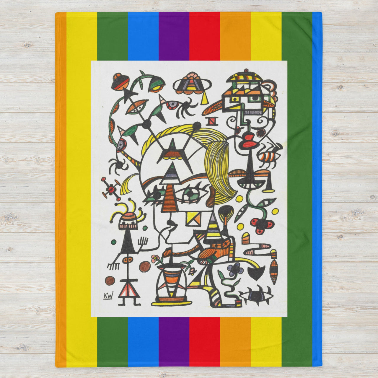 KW Gallery Cozy Collection Blanket 4 - Winter Sunshine Marketplace