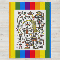 KW Gallery Cozy Collection Blanket 4 - Winter Sunshine Marketplace