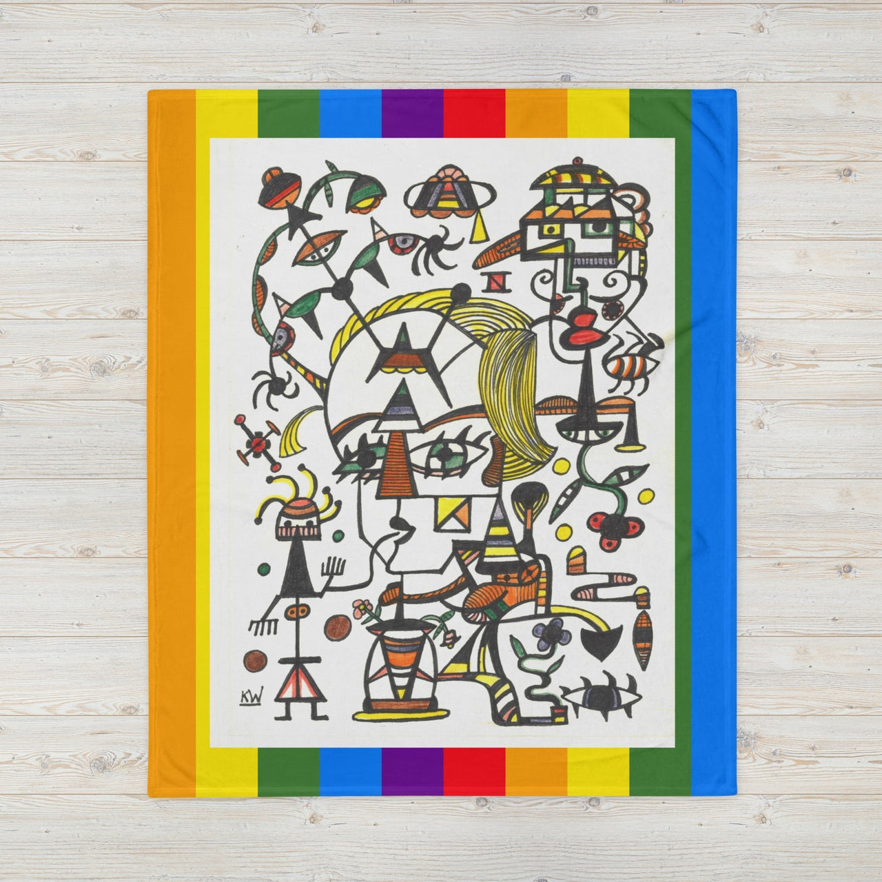 KW Gallery Cozy Collection Blanket 4 - Winter Sunshine Marketplace