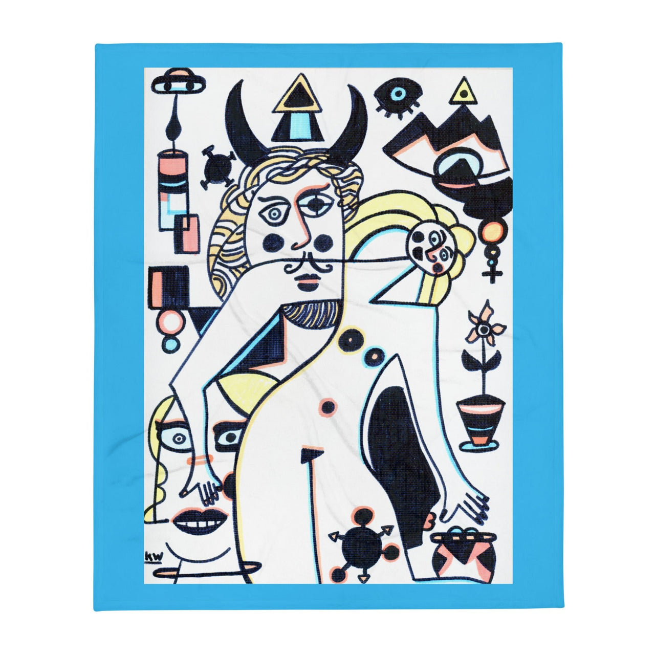 KW Gallery Cozy Collection Blanket 40 - Winter Sunshine Marketplace