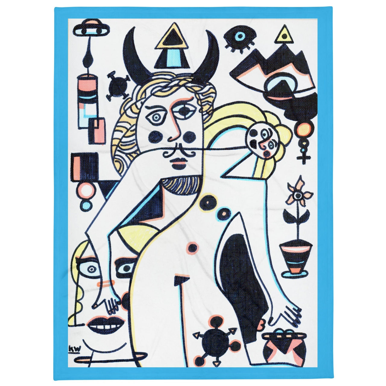 KW Gallery Cozy Collection Blanket 40 - Winter Sunshine Marketplace