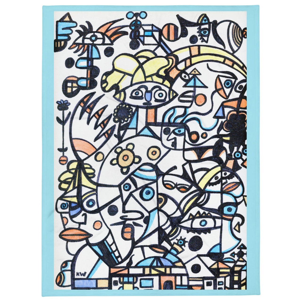 KW Gallery Cozy Collection Blanket 40 - Winter Sunshine Marketplace