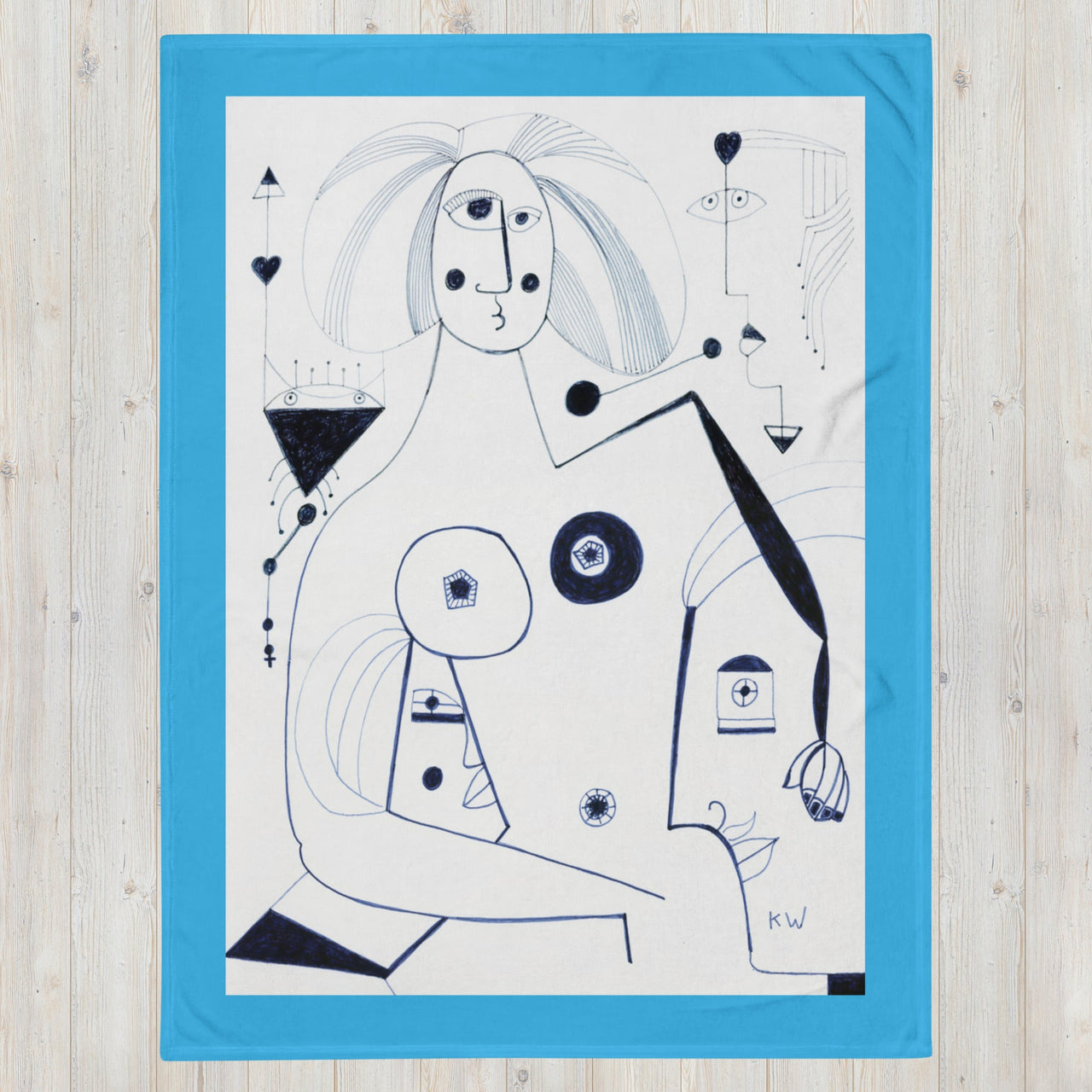 KW Gallery Cozy Collection Blanket 42 - Winter Sunshine Marketplace