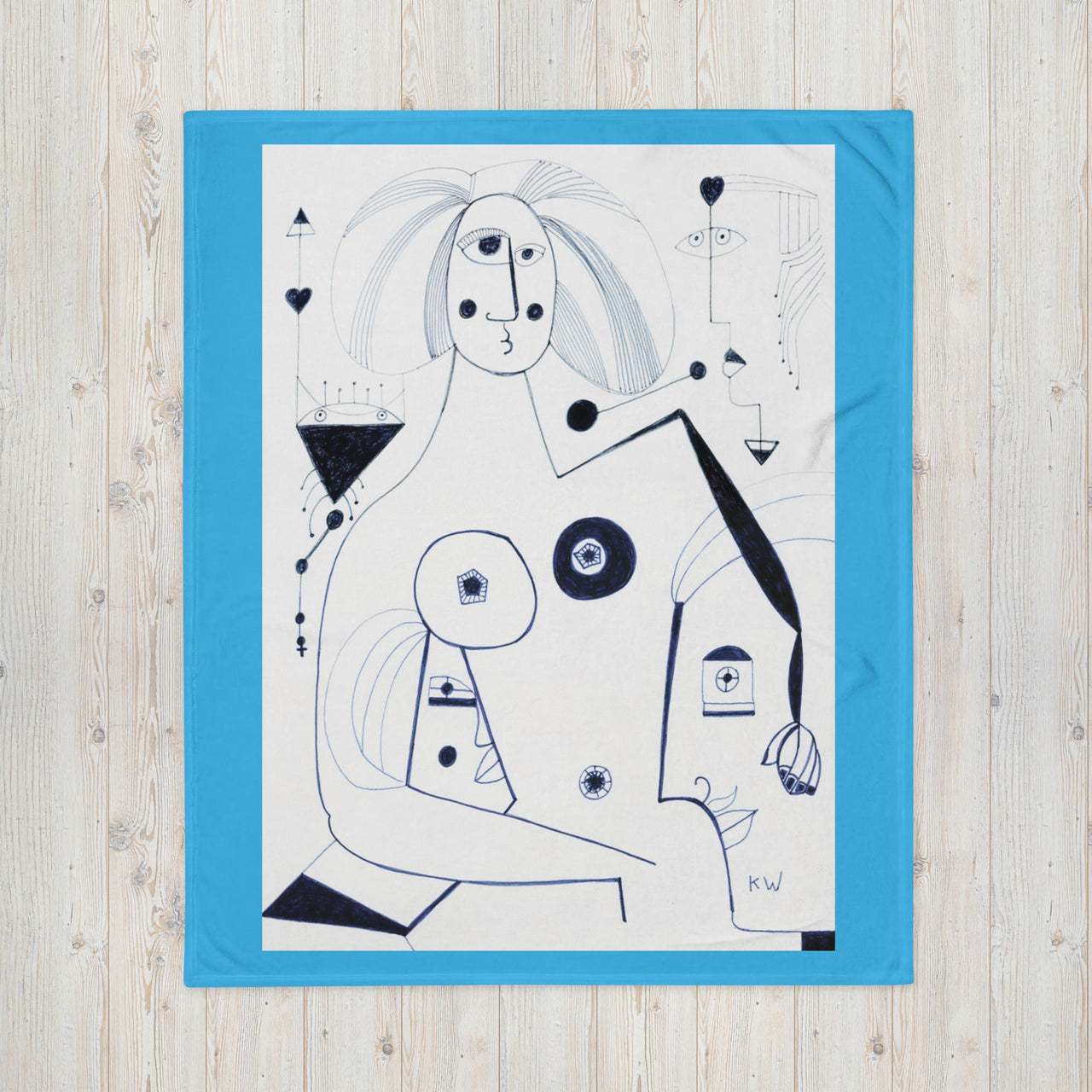 KW Gallery Cozy Collection Blanket 42 - Winter Sunshine Marketplace