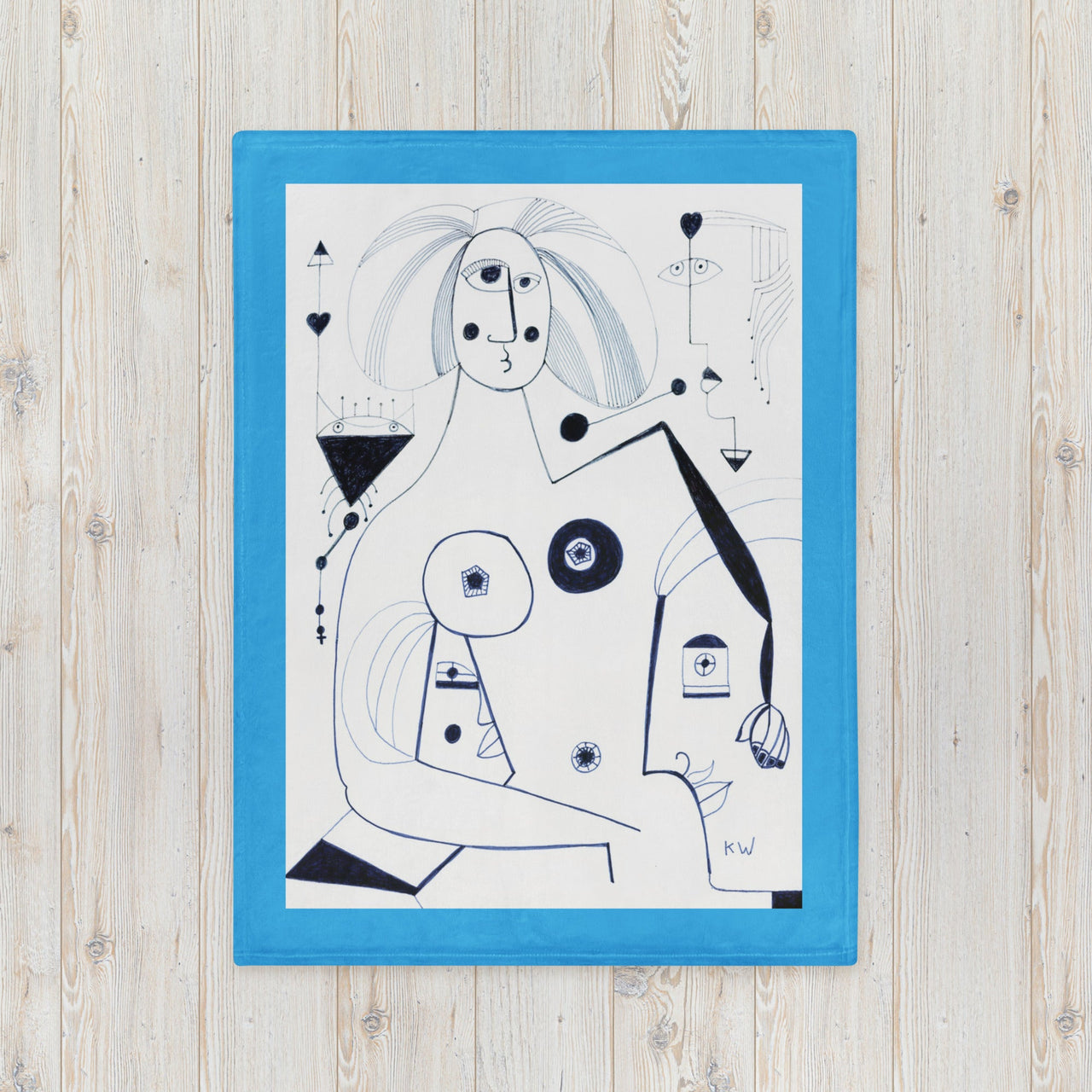 KW Gallery Cozy Collection Blanket 42 - Winter Sunshine Marketplace