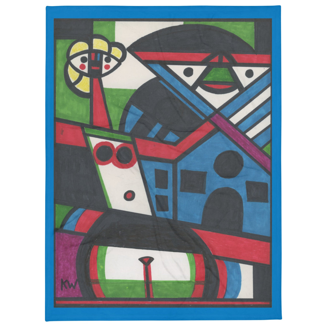 KW Gallery Cozy Collection Blanket 44 - Winter Sunshine Marketplace