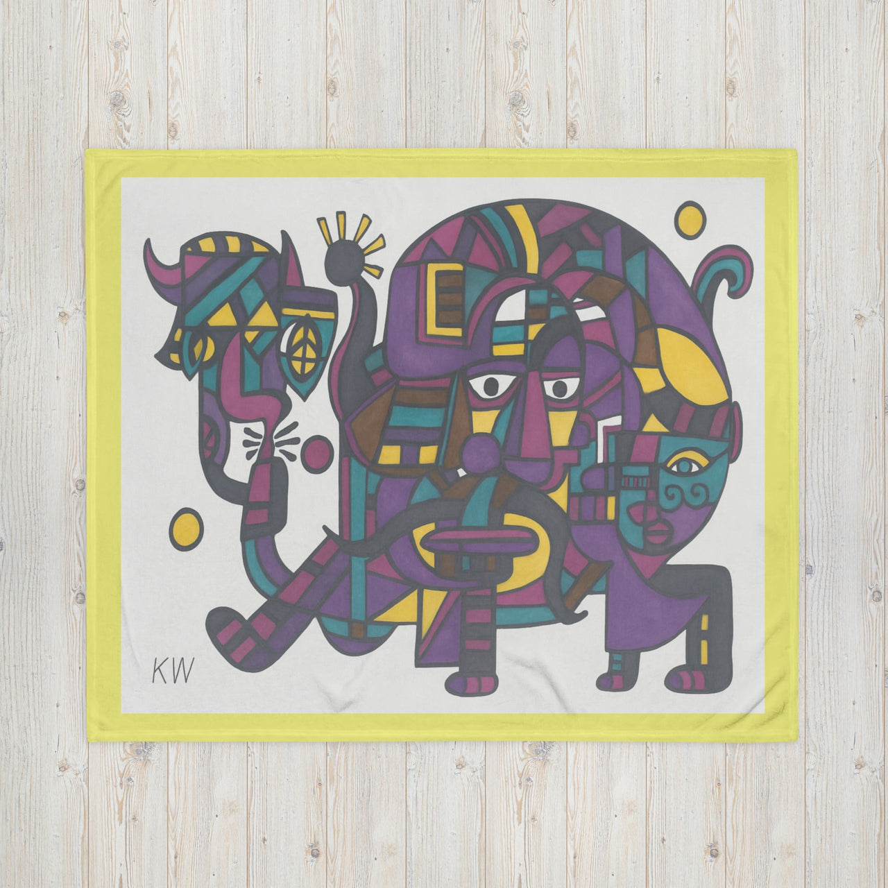 KW Gallery Cozy Collection Blanket 45 - Winter Sunshine Marketplace