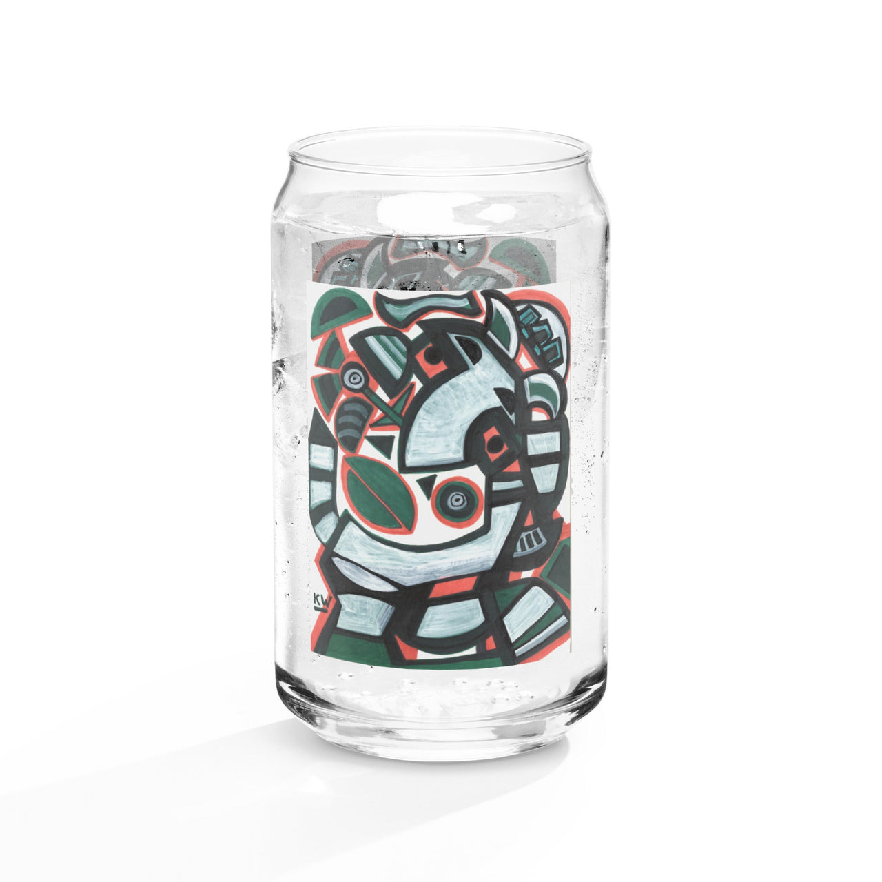 KW Gallery Craft Can Shaped Glass 1 - Winter Sunshine Marketplace