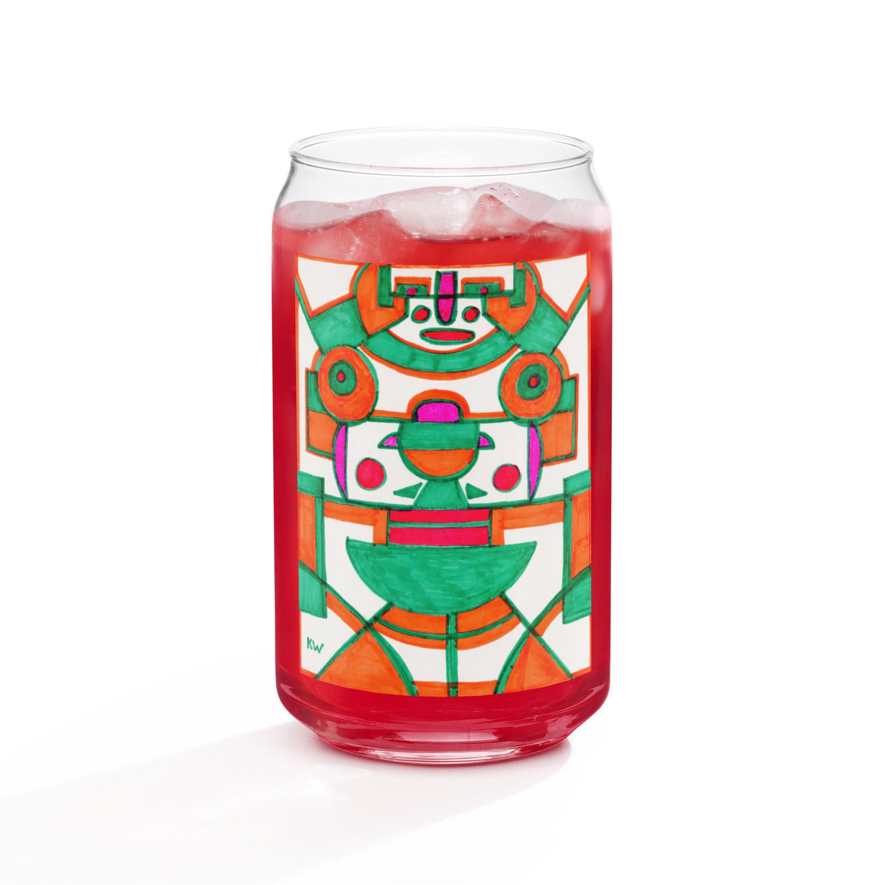 KW Gallery Craft Can Shaped Glass 15 – Elevate Your Beverage Experience! - Winter Sunshine Marketplace