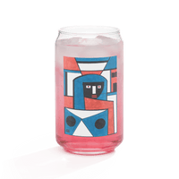 KW Gallery Craft Can Shaped Glass 2 - Winter Sunshine Marketplace