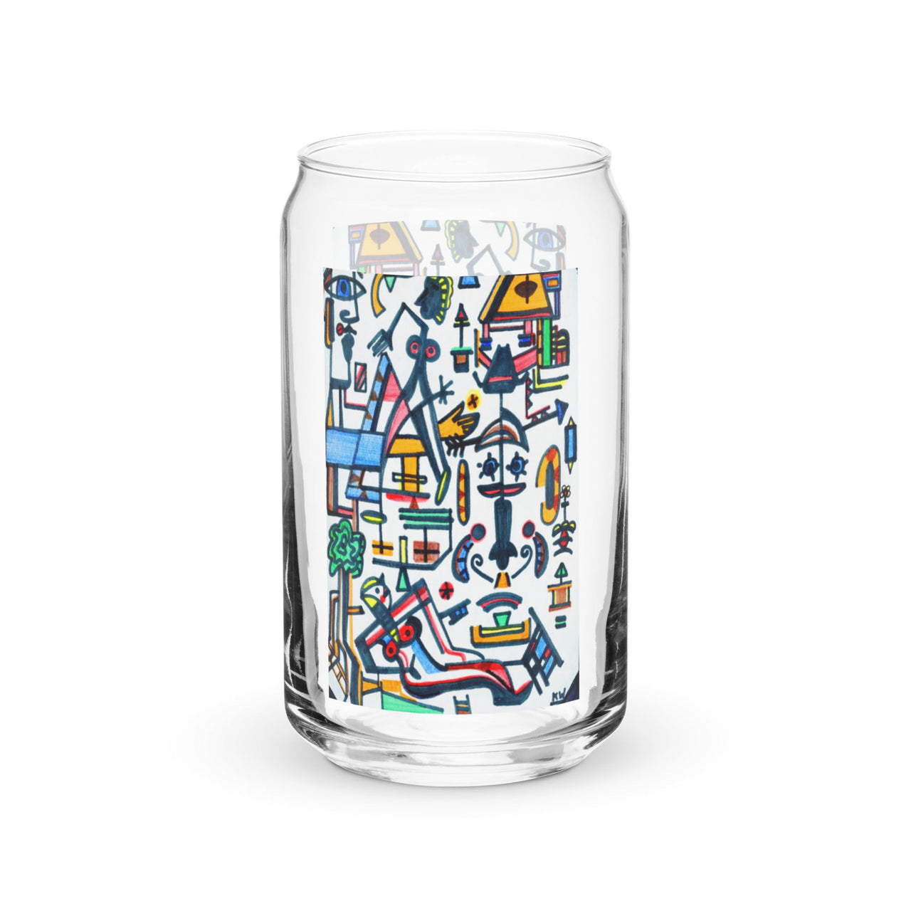 KW Gallery Craft Can Shaped Glass 26 – Elevate Your Beverage Experience! - Winter Sunshine Marketplace