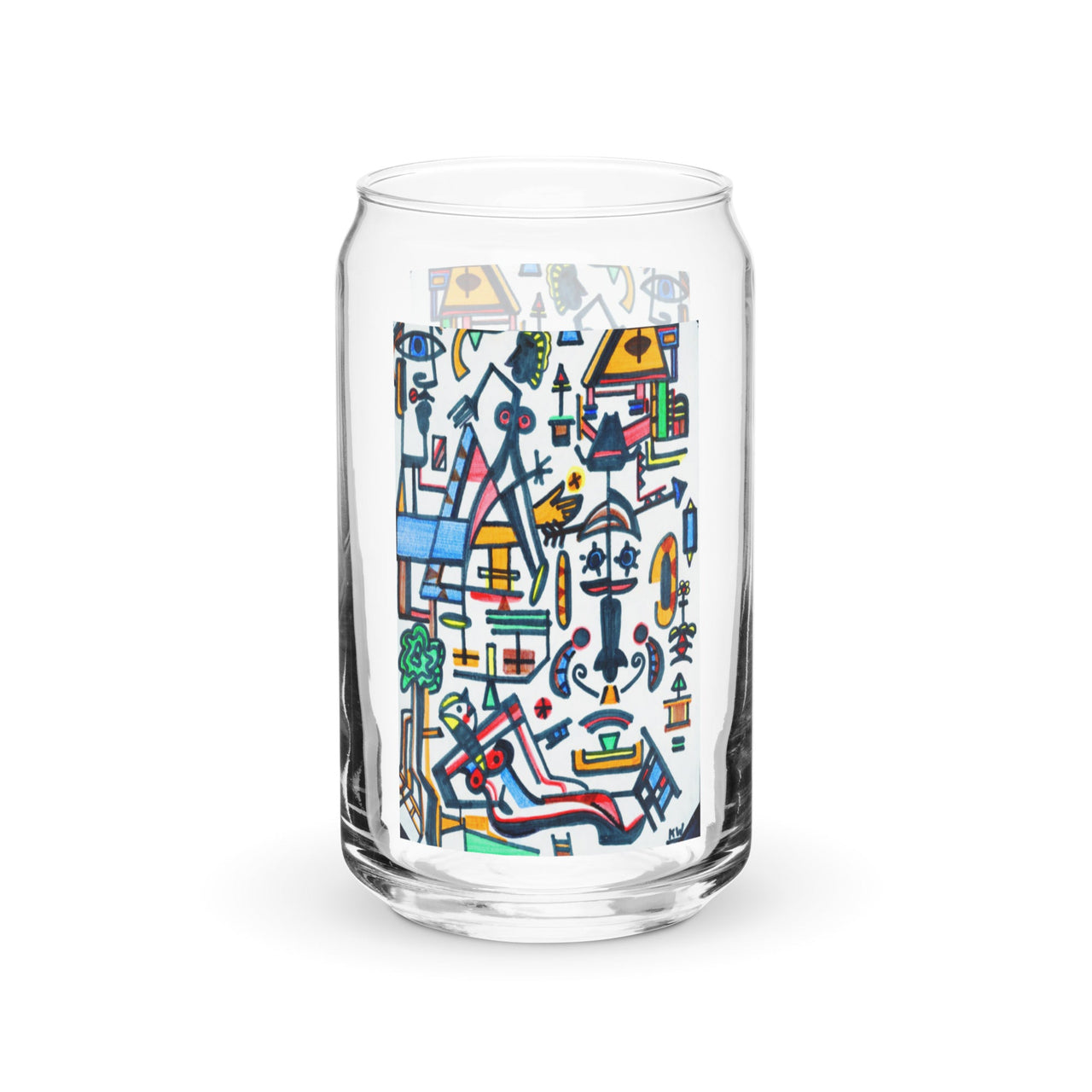 KW Gallery Craft Can Shaped Glass 26 – Elevate Your Beverage Experience! - Winter Sunshine Marketplace