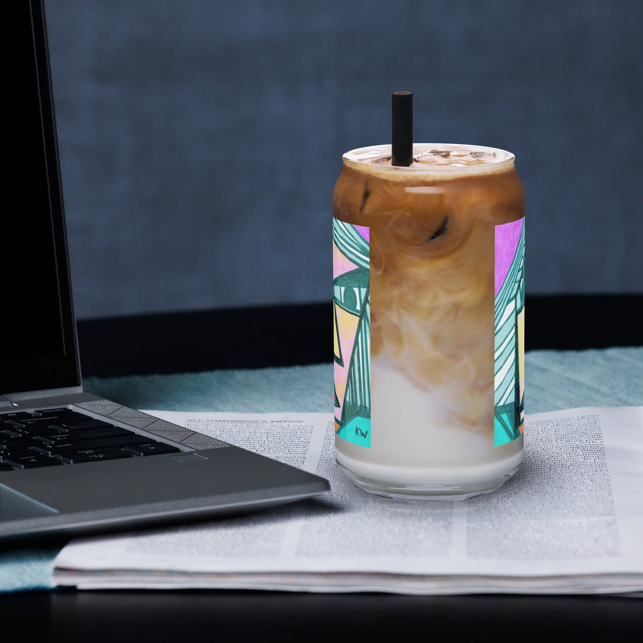 KW Gallery Craft Can Shaped Glass 34 – Elevate Your Beverage Experience! - Winter Sunshine Marketplace