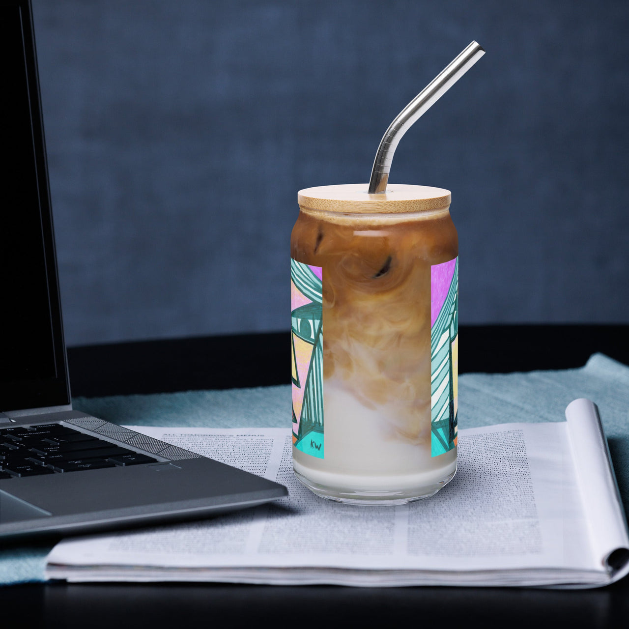 KW Gallery Craft Can Shaped Glass 34 – Elevate Your Beverage Experience! - Winter Sunshine Marketplace