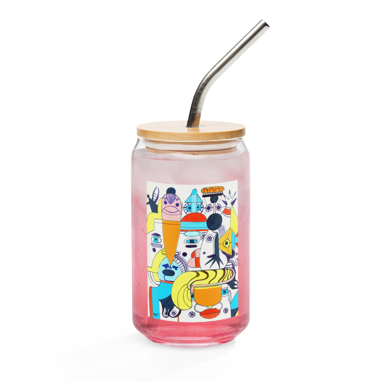 KW Gallery Craft Can Shaped Glass 37 – Elevate Your Beverage Experience! - Winter Sunshine Marketplace