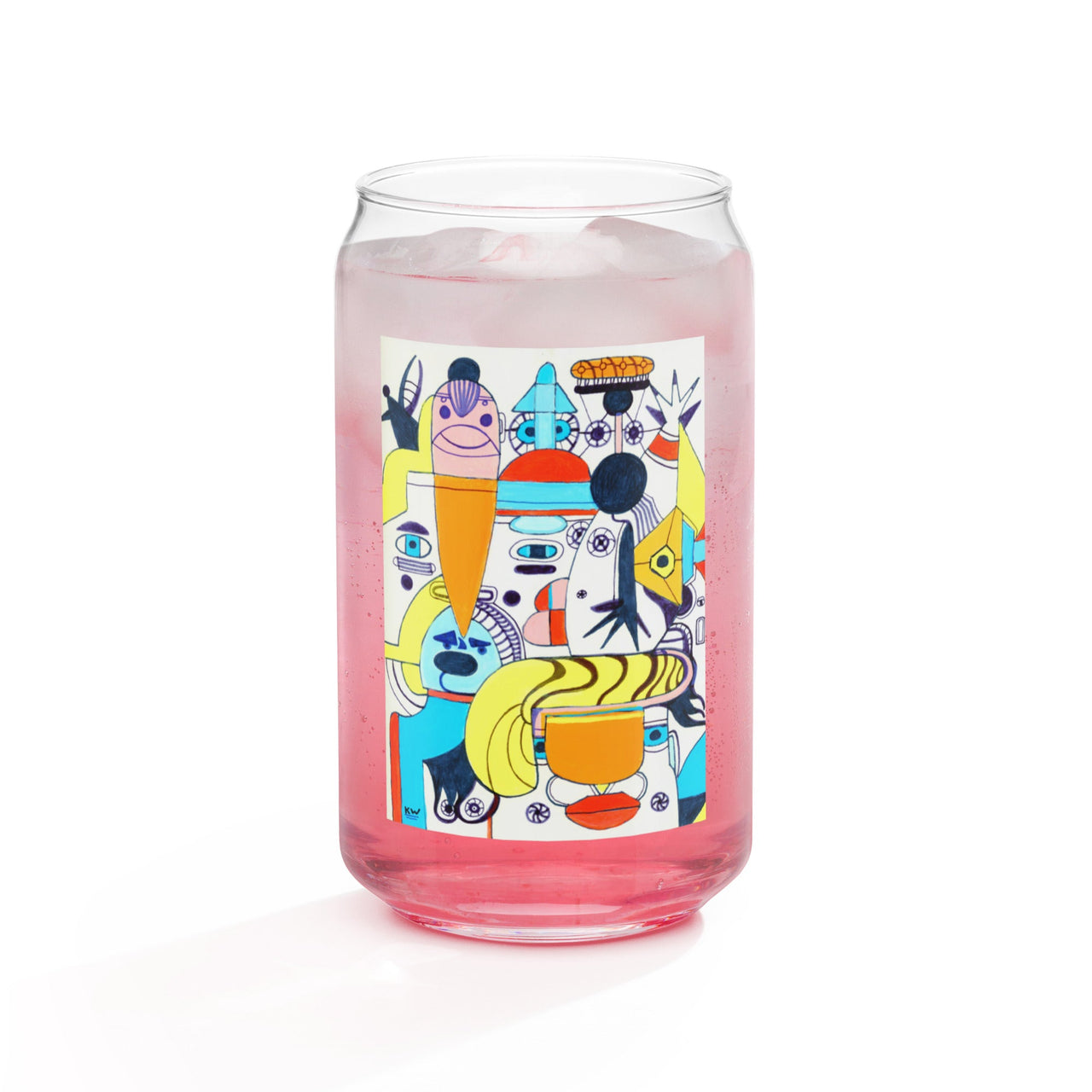 KW Gallery Craft Can Shaped Glass 37 – Elevate Your Beverage Experience! - Winter Sunshine Marketplace