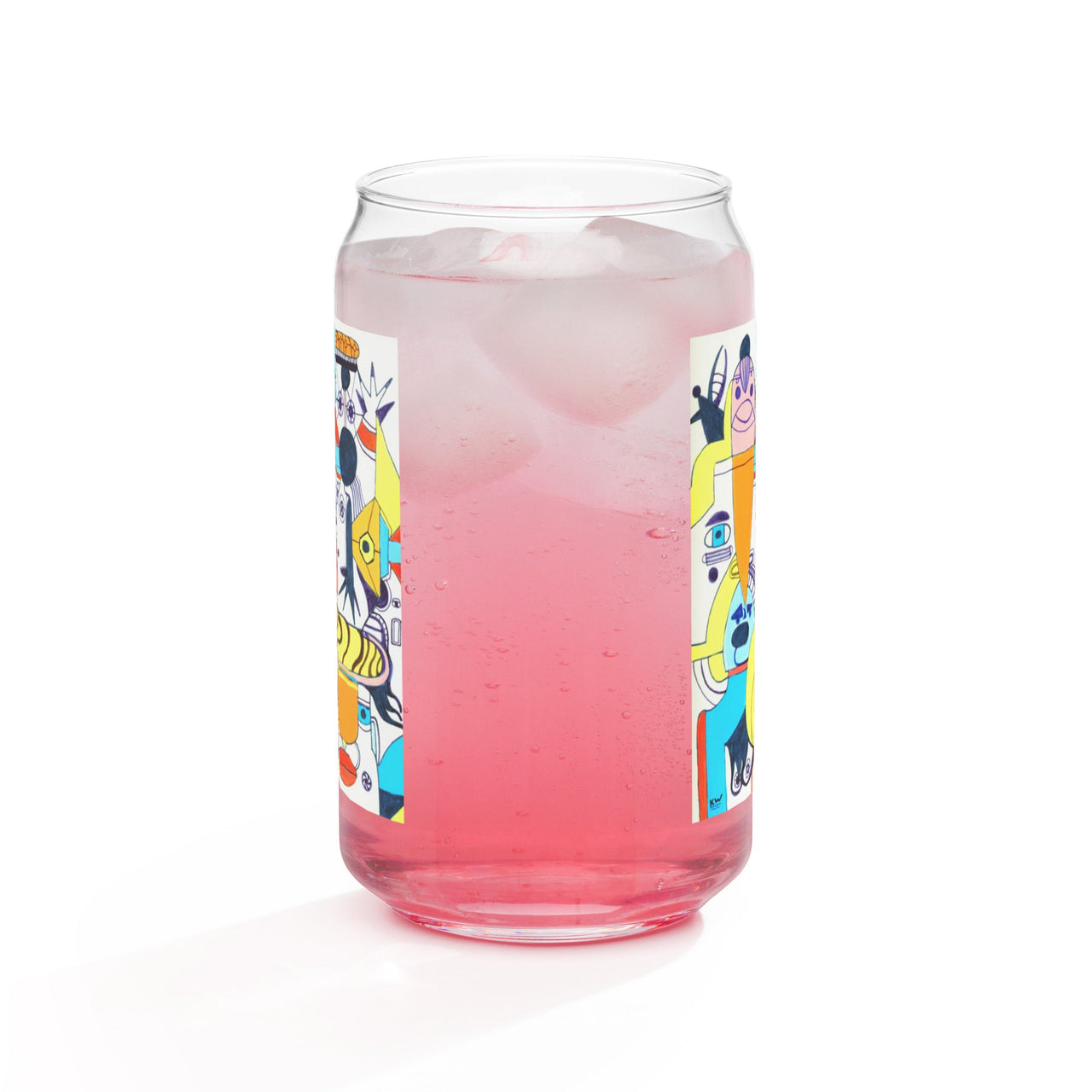 KW Gallery Craft Can Shaped Glass 37 – Elevate Your Beverage Experience! - Winter Sunshine Marketplace