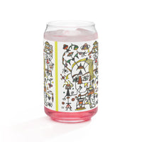 KW Gallery Craft Can Shaped Glass 4 - Winter Sunshine Marketplace