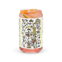 KW Gallery Craft Can Shaped Glass 4 - Winter Sunshine Marketplace