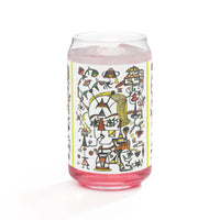 KW Gallery Craft Can Shaped Glass 4 - Winter Sunshine Marketplace