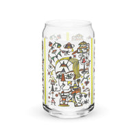 KW Gallery Craft Can Shaped Glass 4 - Winter Sunshine Marketplace