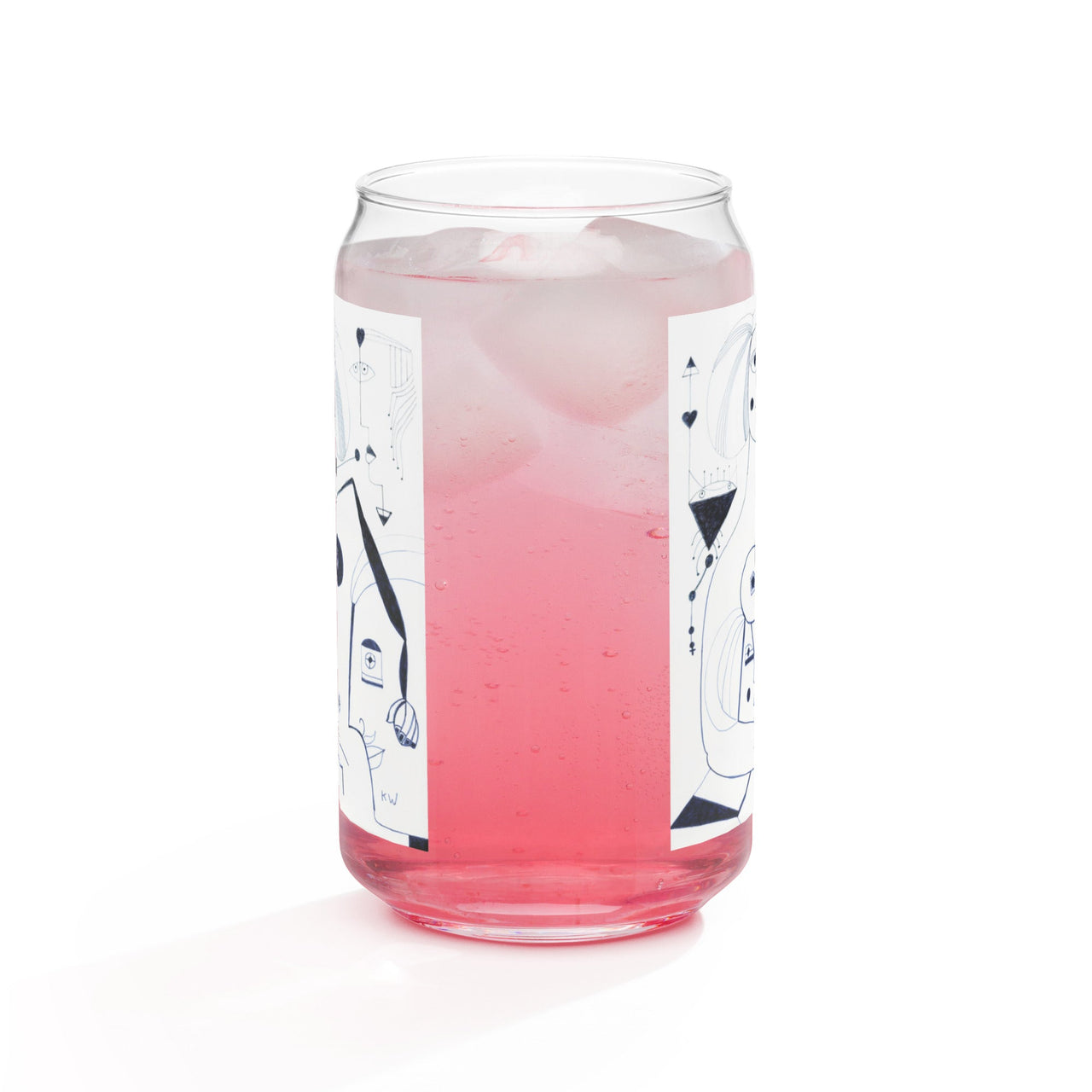 KW Gallery Craft Can Shaped Glass 42 – Elevate Your Beverage Experience! - Winter Sunshine Marketplace