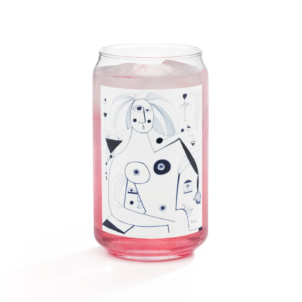 KW Gallery Craft Can Shaped Glass 42 – Elevate Your Beverage Experience! - Winter Sunshine Marketplace