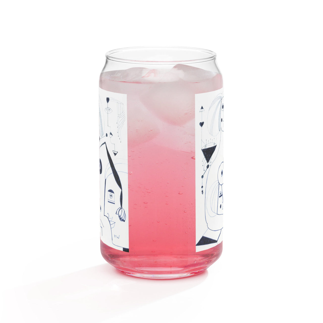 KW Gallery Craft Can Shaped Glass 42 – Elevate Your Beverage Experience! - Winter Sunshine Marketplace