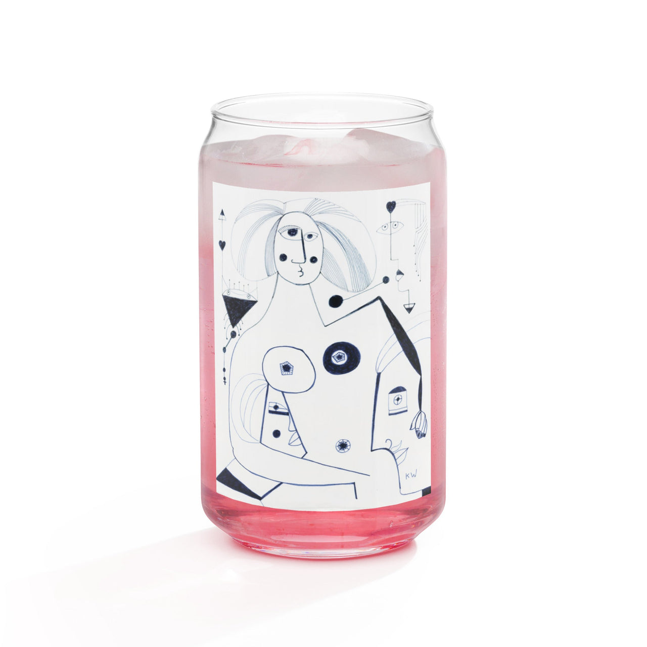 KW Gallery Craft Can Shaped Glass 42 – Elevate Your Beverage Experience! - Winter Sunshine Marketplace