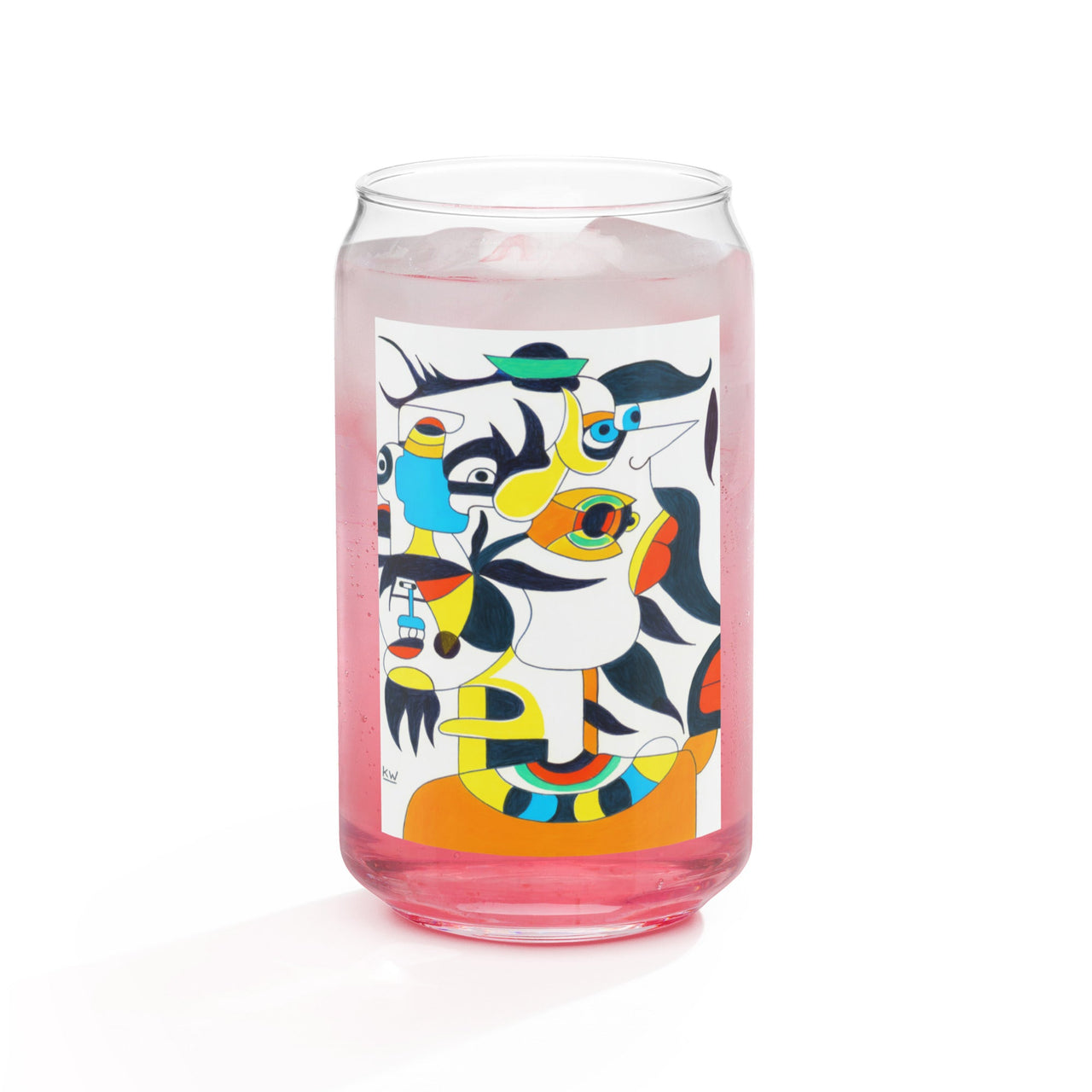 KW Gallery Craft Can Shaped Glass 43 – Elevate Your Beverage Experience! - Winter Sunshine Marketplace