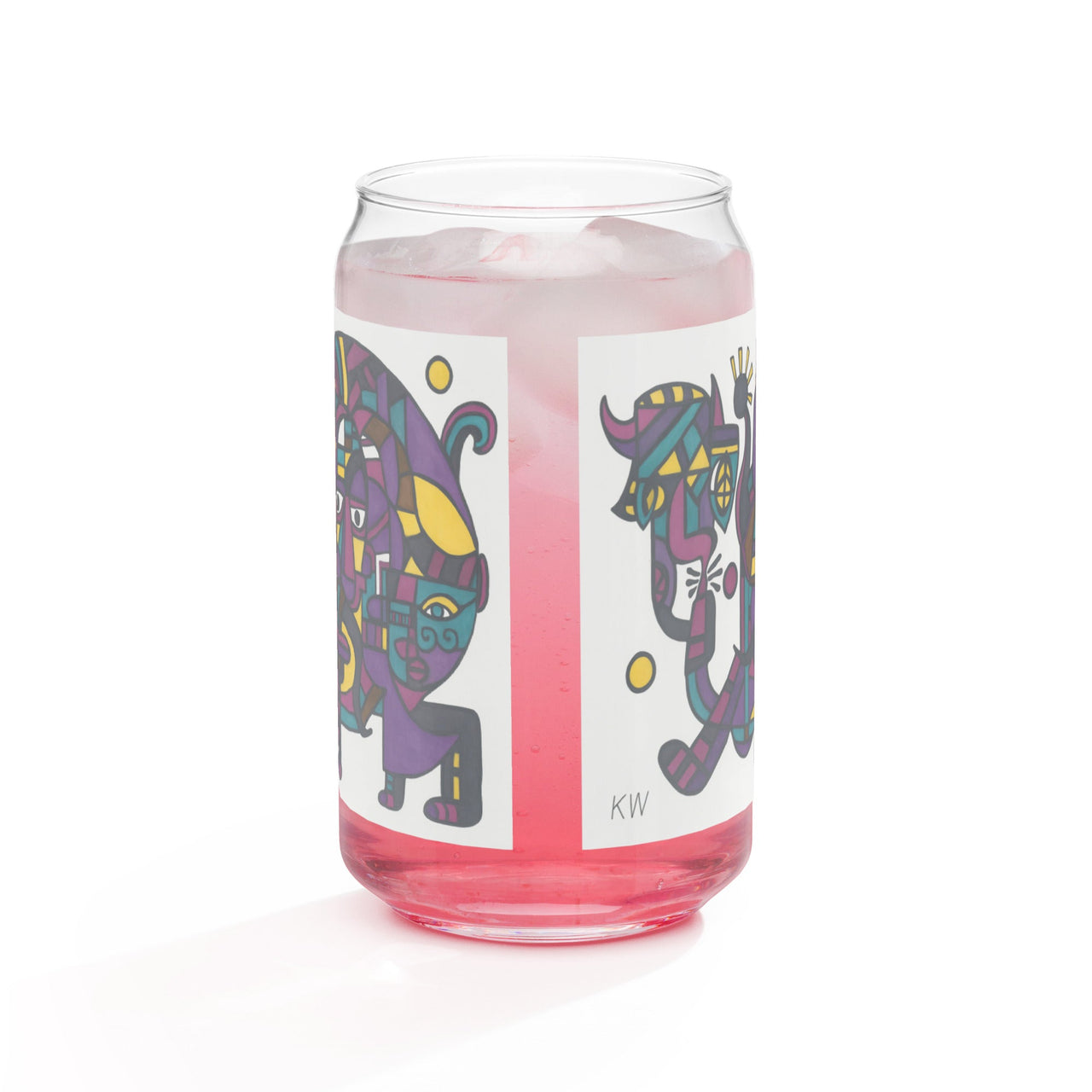 KW Gallery Craft Can Shaped Glass 45 – Elevate Your Beverage Experience! - Winter Sunshine Marketplace