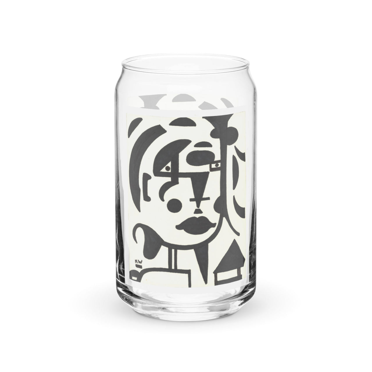 KW Gallery Craft Can Shaped Glass 9 - Winter Sunshine Marketplace