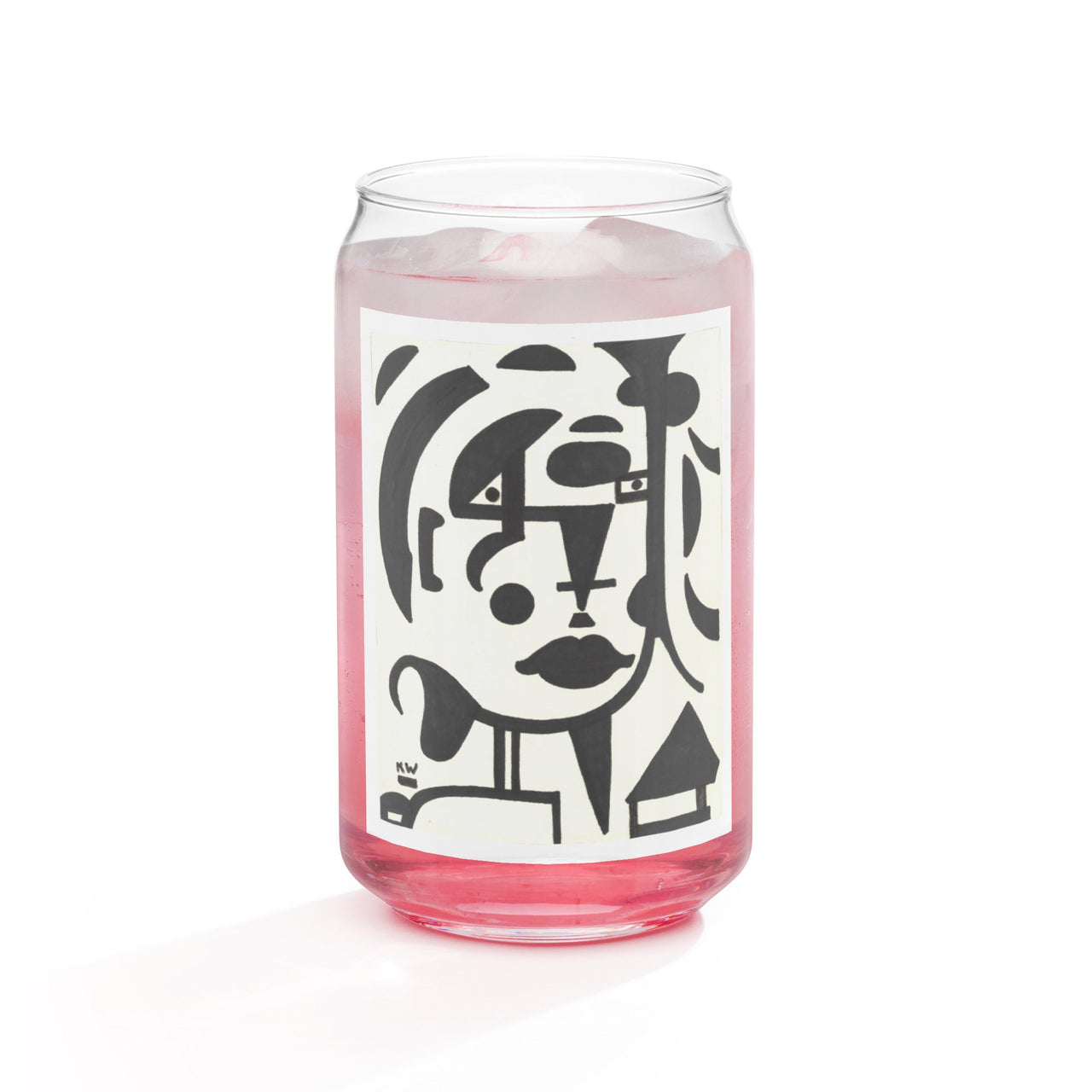 KW Gallery Craft Can Shaped Glass 9 - Winter Sunshine Marketplace