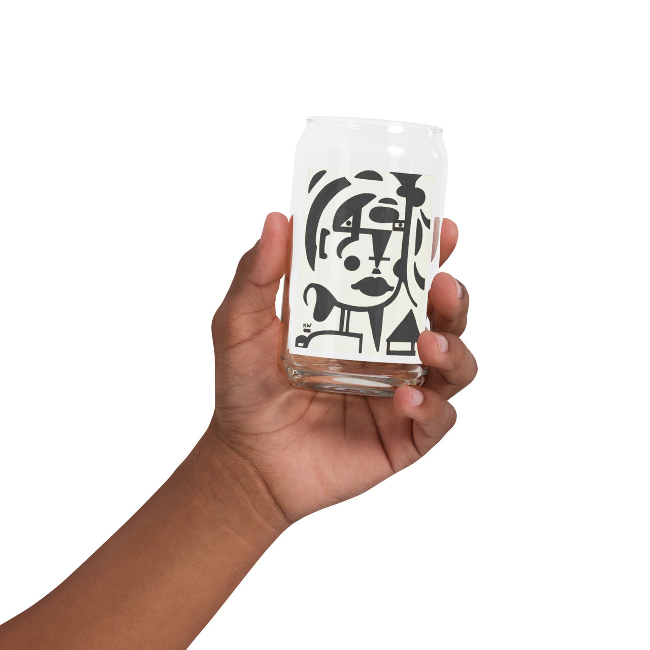 KW Gallery Craft Can Shaped Glass 9 - Winter Sunshine Marketplace