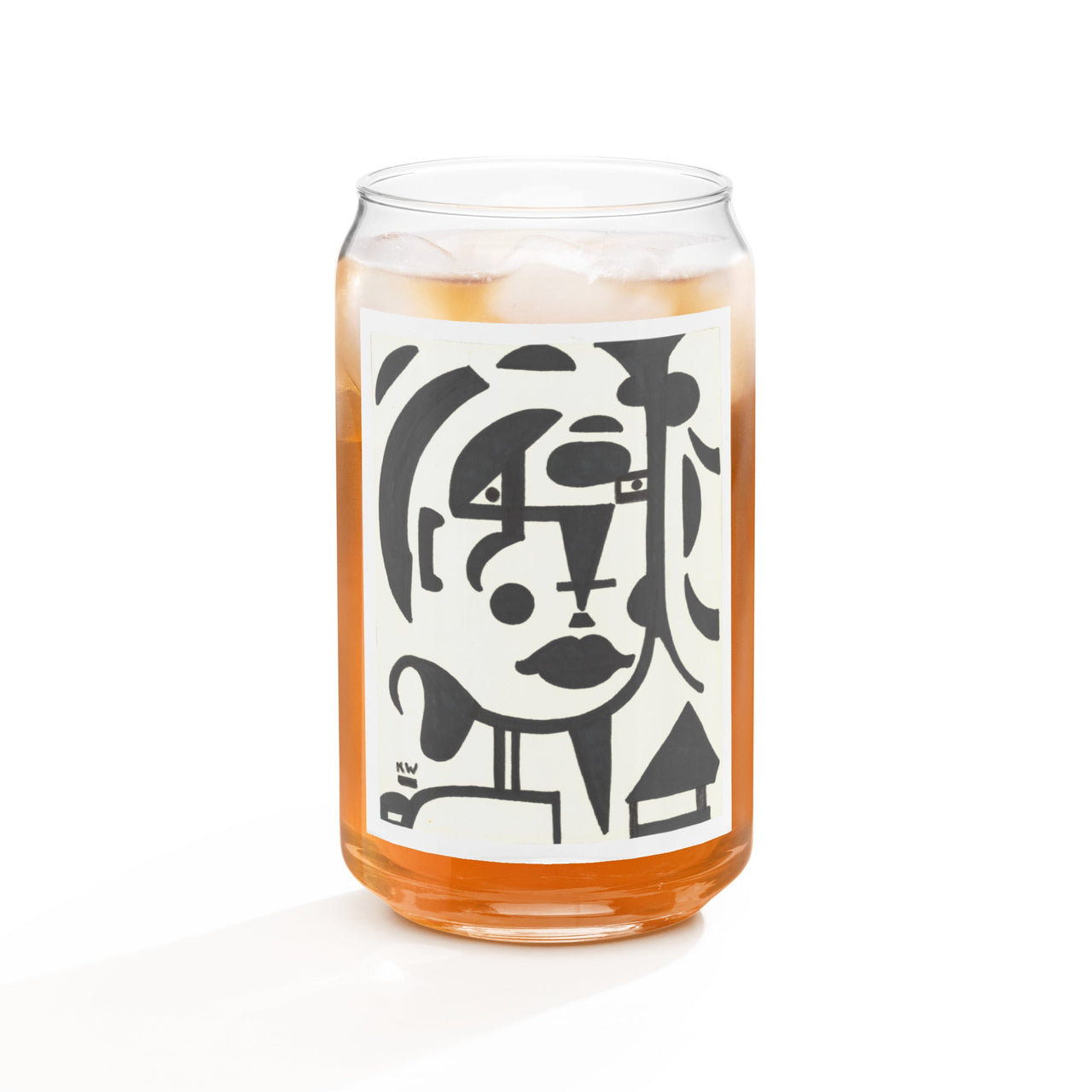 KW Gallery Craft Can Shaped Glass 9 - Winter Sunshine Marketplace