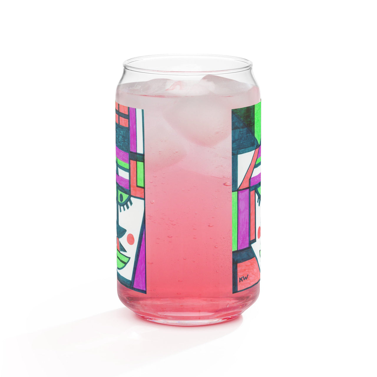 KW Gallery Craft Can Shaped Glass14 – Elevate Your Beverage Experience! 🥤 - Winter Sunshine Marketplace
