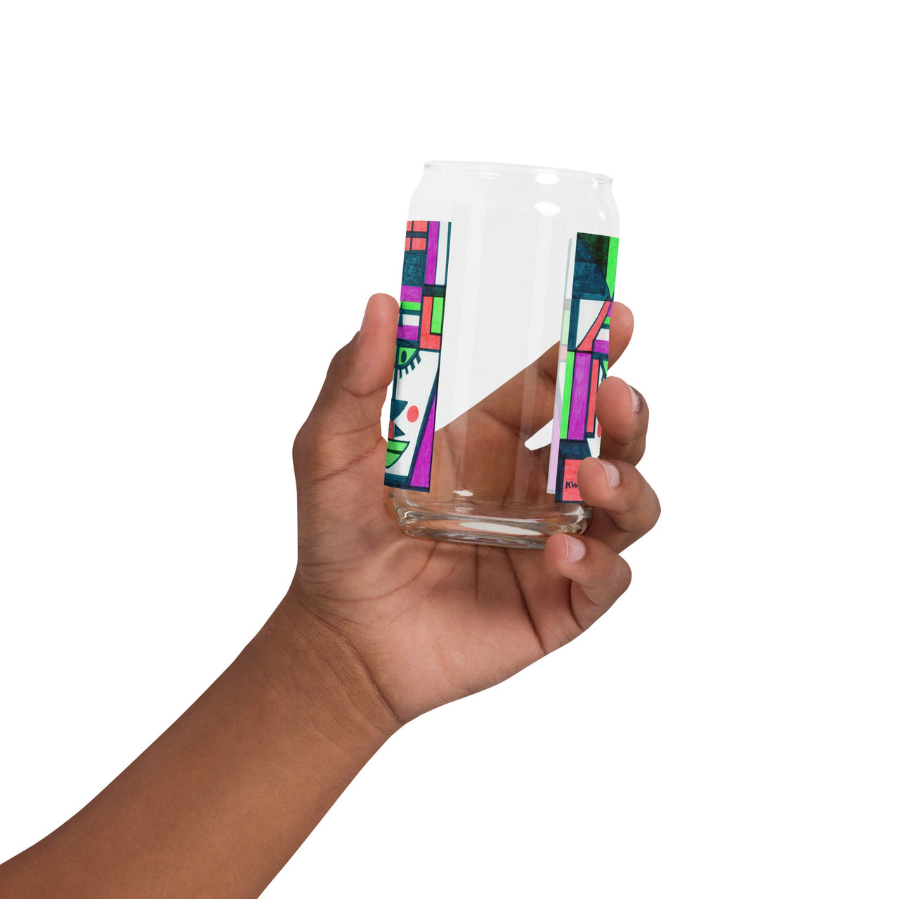 KW Gallery Craft Can Shaped Glass14 – Elevate Your Beverage Experience! 🥤 - Winter Sunshine Marketplace