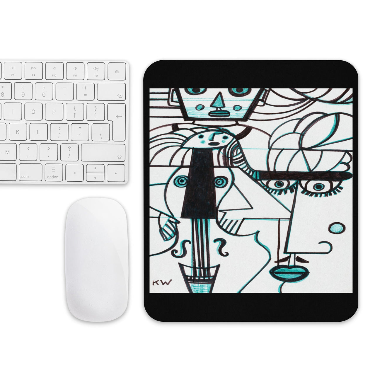 KW Gallery Desk Art Mouse Pad 18 🎨 - Winter Sunshine Marketplace