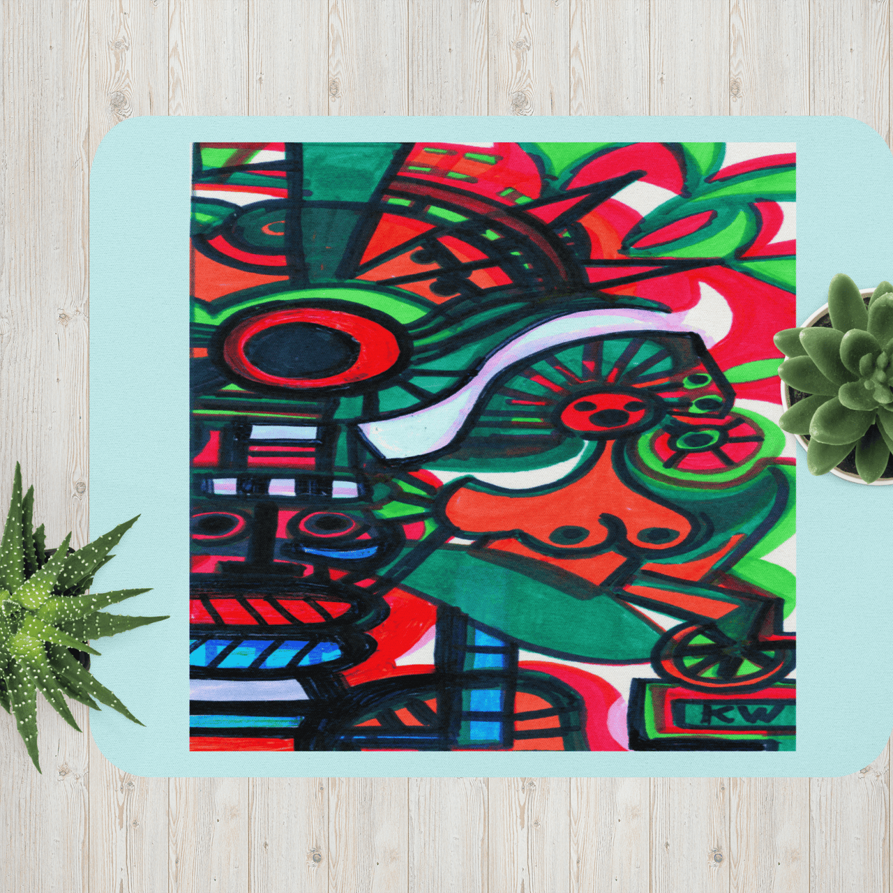 KW Gallery Desk Art Mouse Pad 21 🎨 - Winter Sunshine Marketplace