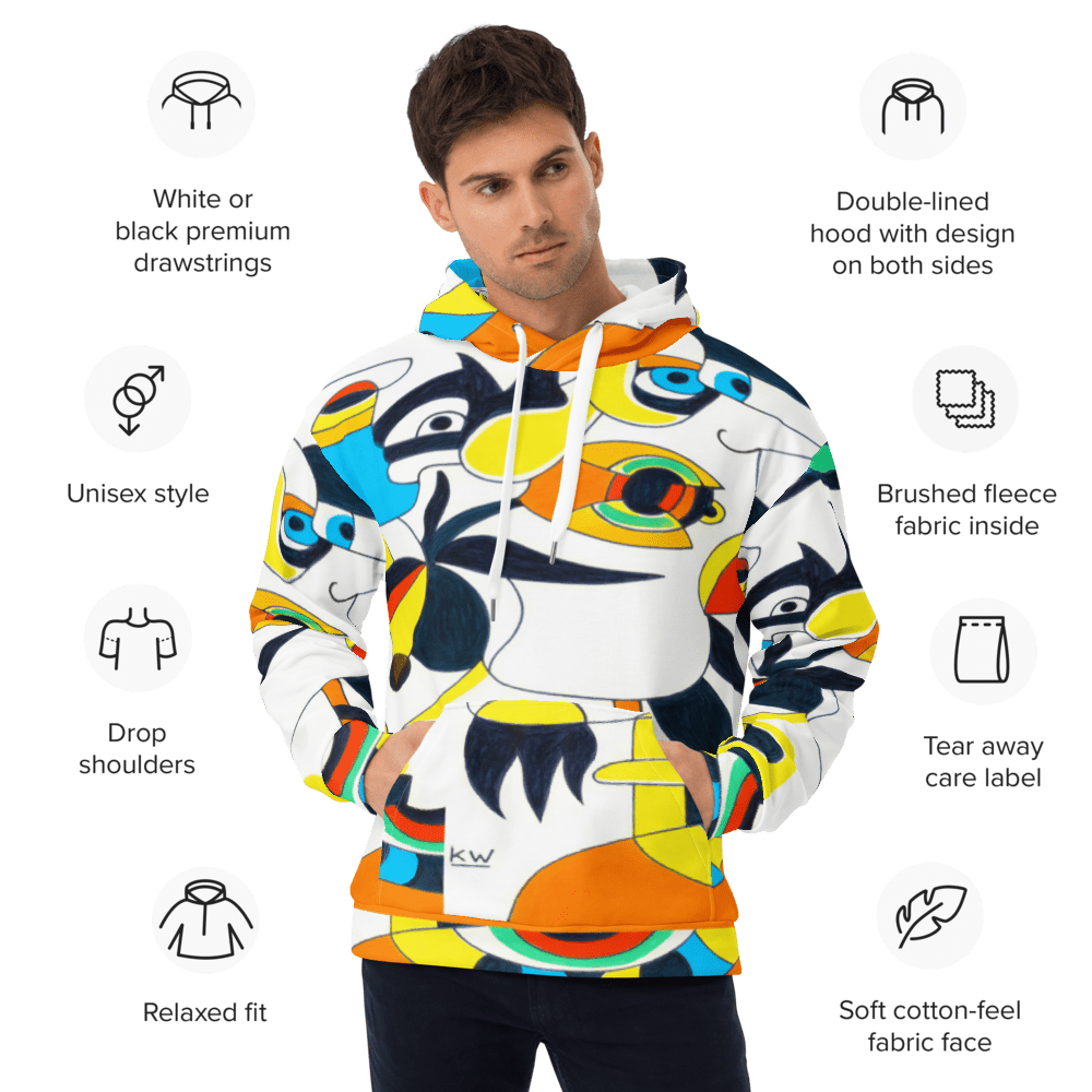 KW Gallery Dream Canvas Hoodie - Winter Sunshine Marketplace