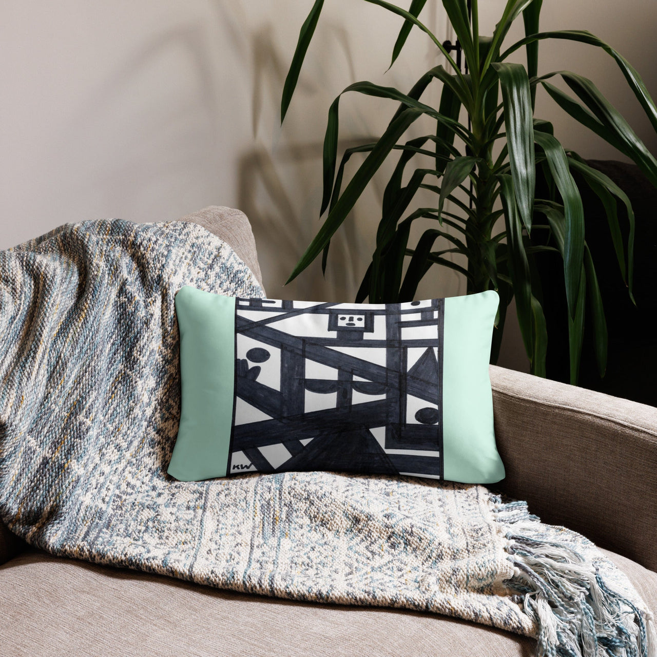 KW Gallery Dream Scape Pillow 35 (2 - Sided) - Winter Sunshine Marketplace