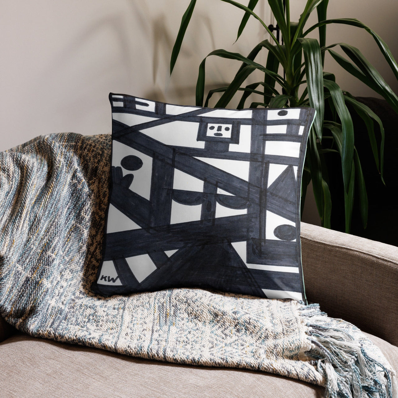 KW Gallery Dream Scape Pillow 35 (2 - Sided) - Winter Sunshine Marketplace