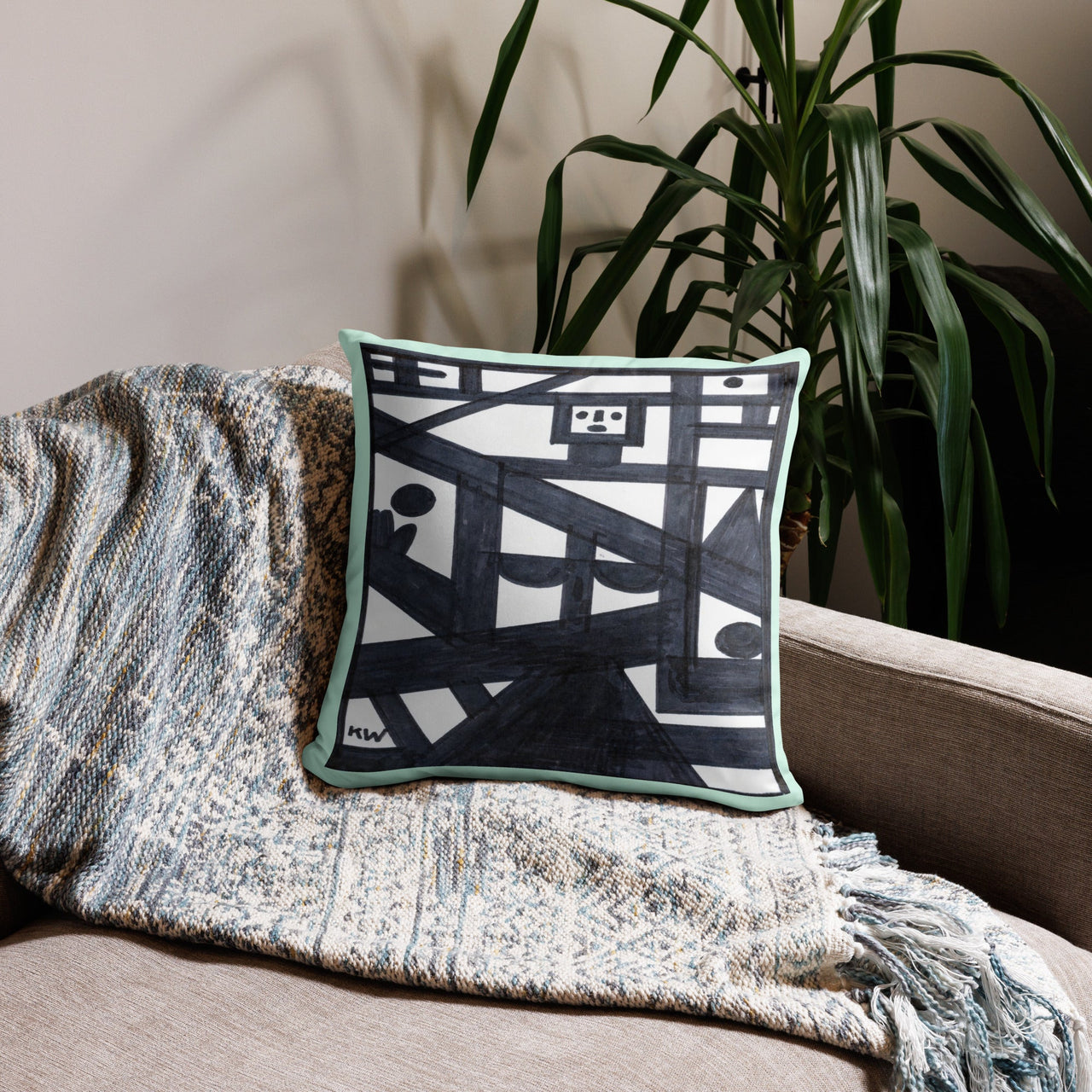 KW Gallery Dream Scape Pillow 35 (2 - Sided) - Winter Sunshine Marketplace