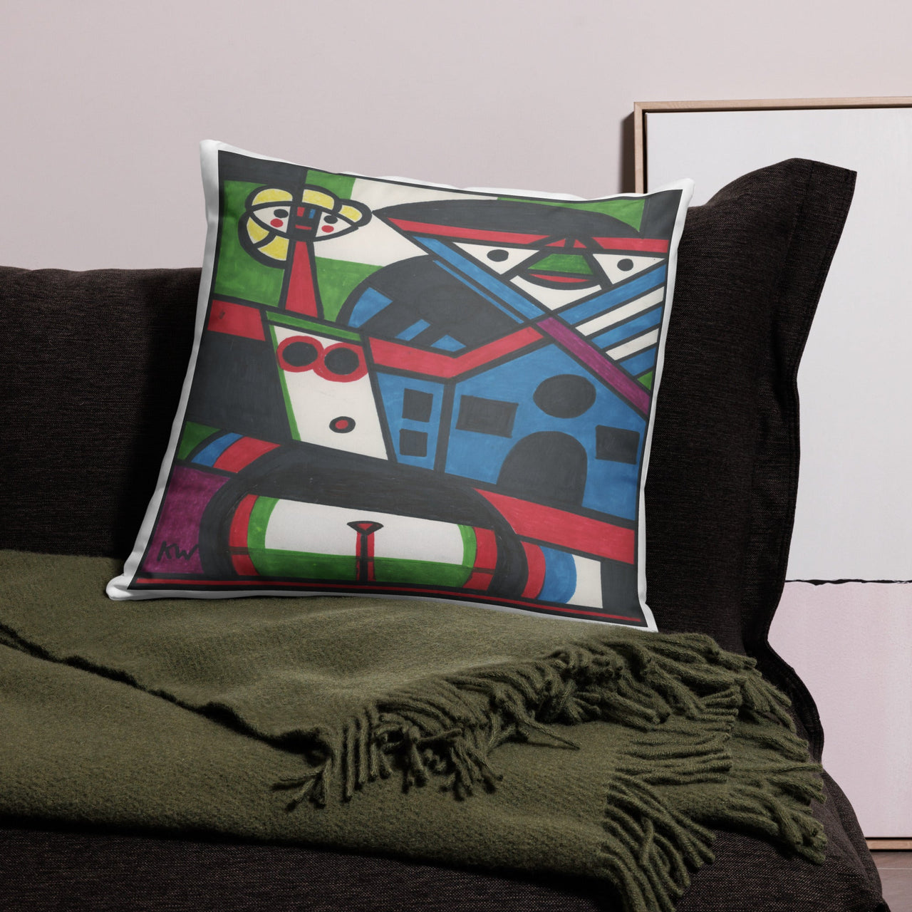 KW Gallery Dream Scape Pillow 44 (2 - Sided) - Winter Sunshine Marketplace