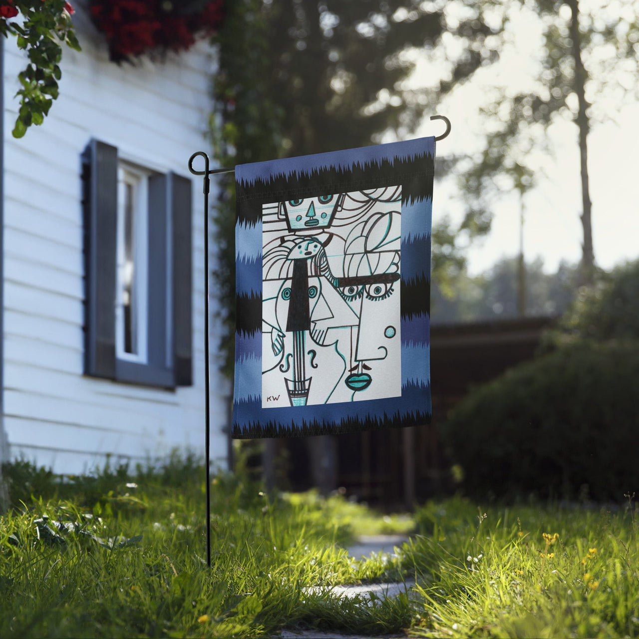 KW Gallery Heritage Bloom Garden Flag 18! 🌼🎨 - Winter Sunshine Marketplace