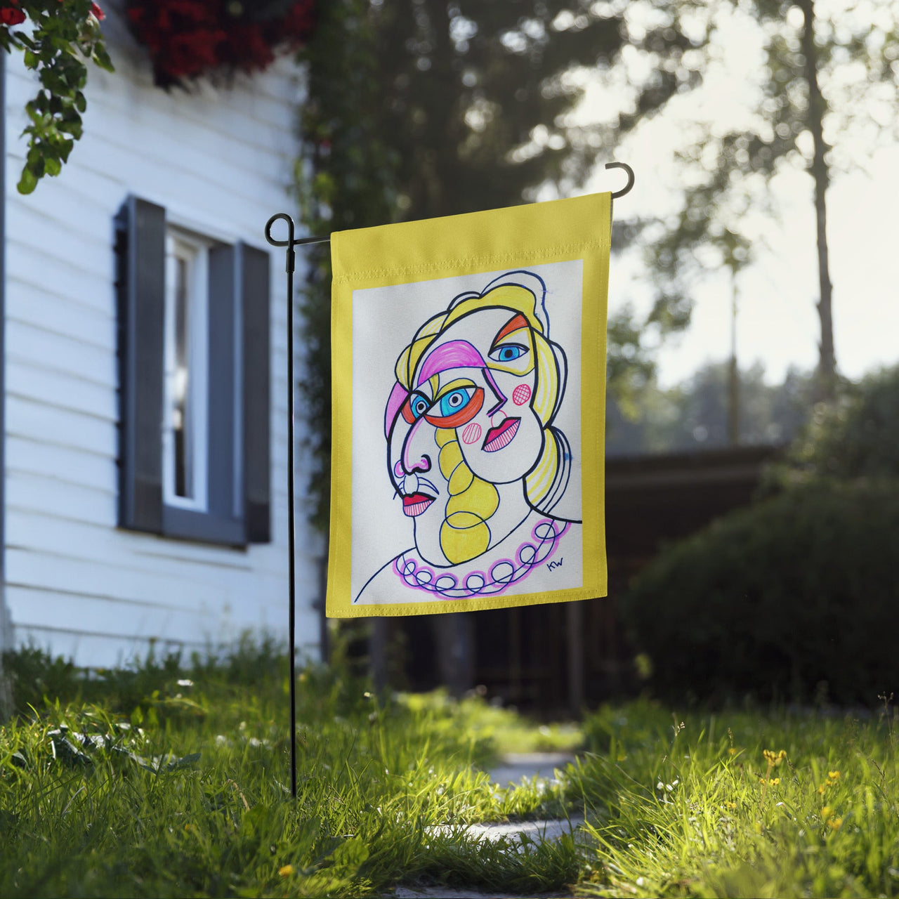 KW Gallery Heritage Bloom Garden Flag 33! 🌼🎨 - Winter Sunshine Marketplace