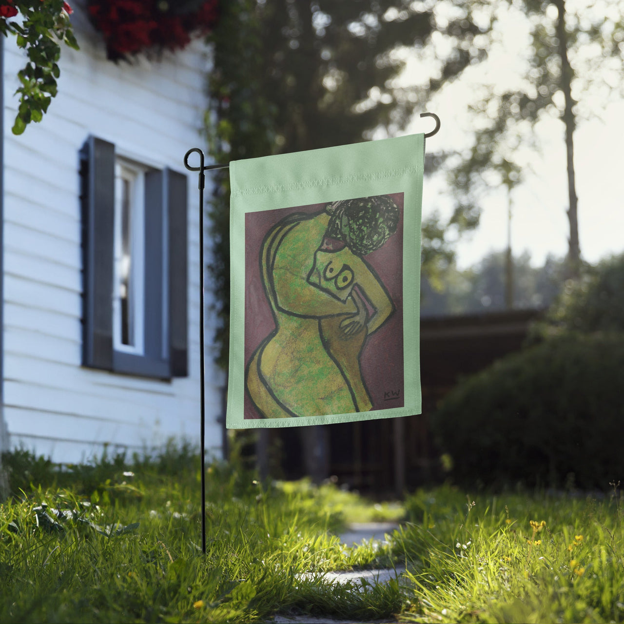 KW Gallery Heritage Bloom Garden Flag 38! 🌼🎨 - Winter Sunshine Marketplace